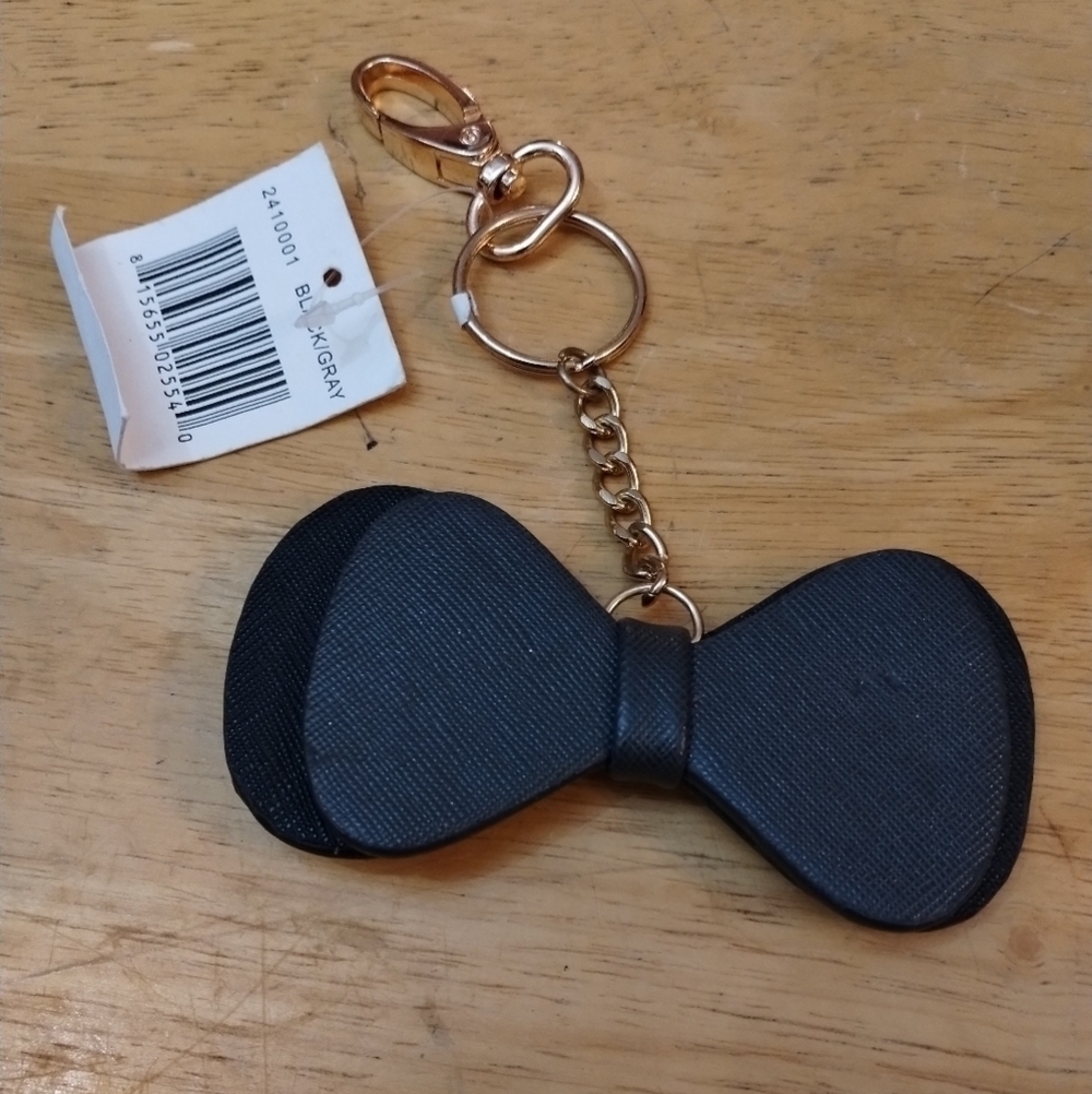 Women's bow key chain purse charm